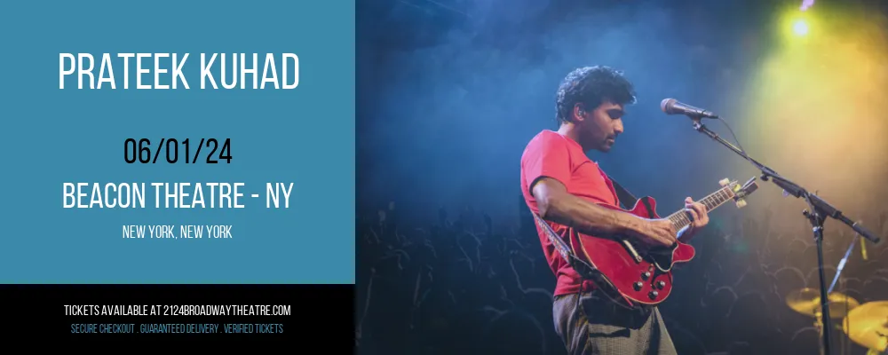 Prateek Kuhad at Beacon Theatre - NY