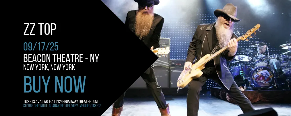 ZZ Top at Beacon Theatre - NY