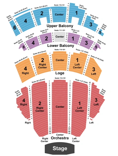 Beacon Theatre Seating Chart