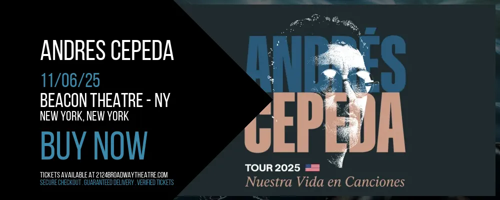 Andres Cepeda at Beacon Theatre - NY