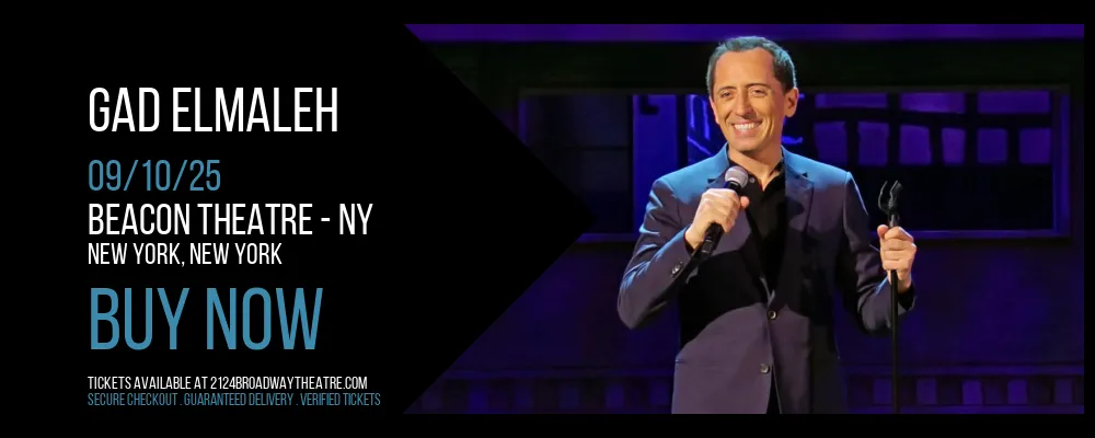 Gad Elmaleh at Beacon Theatre - NY