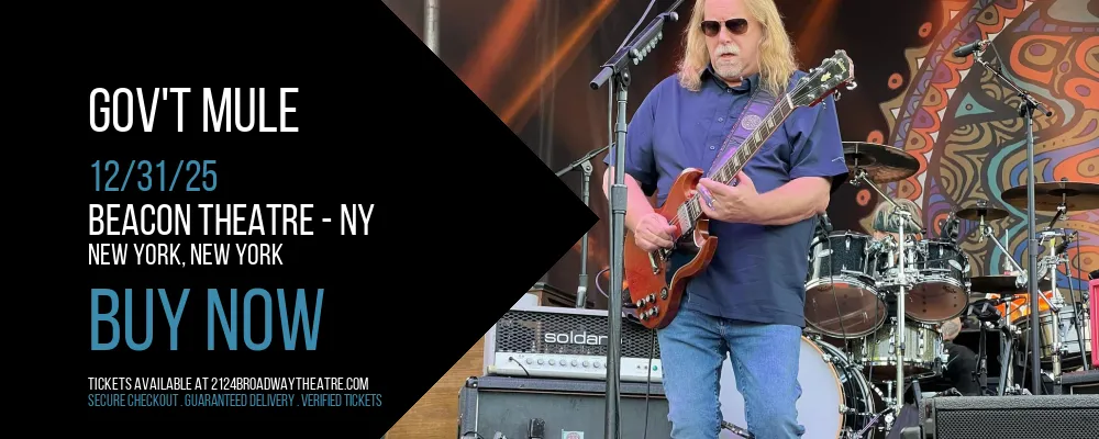 Gov't Mule at Beacon Theatre - NY