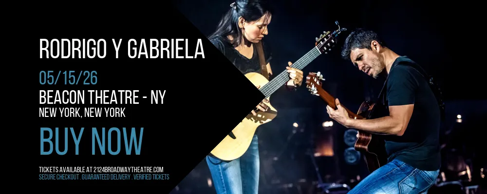 Rodrigo Y Gabriela at Beacon Theatre - NY